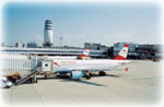 Wien´s flygplats Austrian Airlines