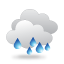 Kraftigt regn